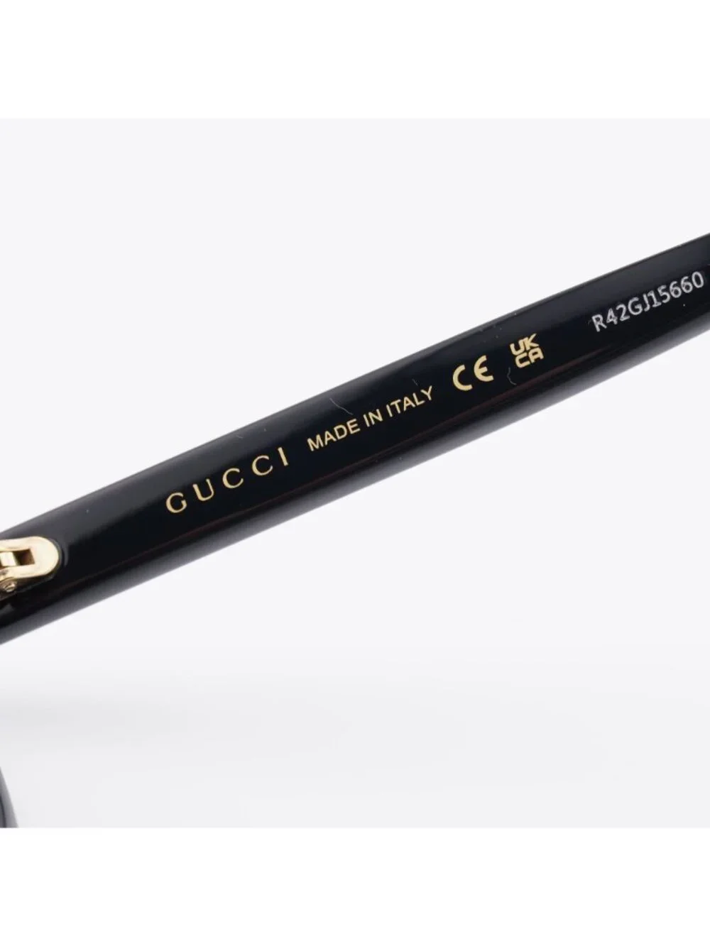 Gucci GG2109SK 001 Sunglasses Black Square Frame, Grey Lenses